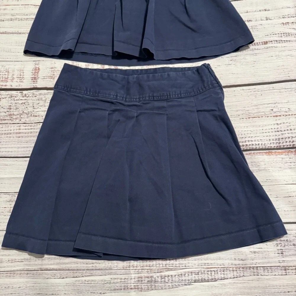 The Childrens Place Skorts Set Of 2 Blue School Uniform Skirt Girls‎ Size 12